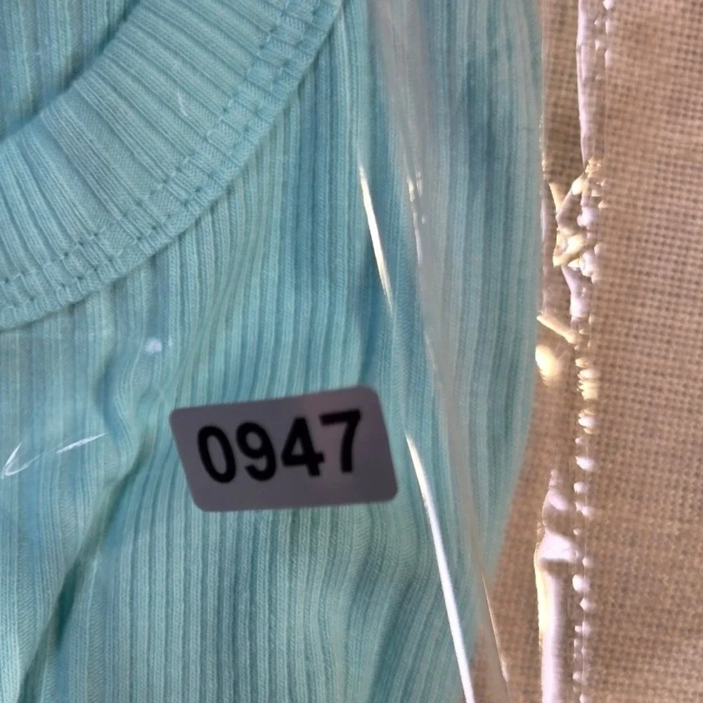 The Childrens Place Girls Mint Green Ribbed Daisy Tank Top XL 14 3059002